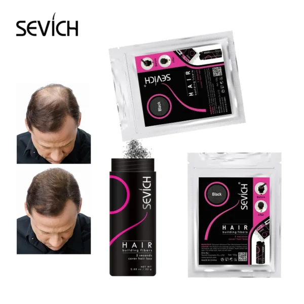 10colors Cosmetic Styling Keratin Powders Building Hair Fibers - Image 4