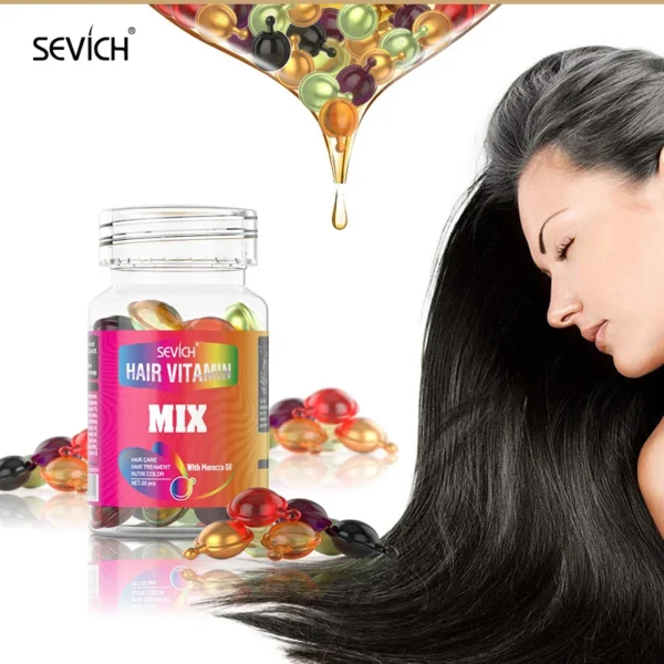 12 Colors Hair Vitamin Capsules Keratin Complex - Image 6