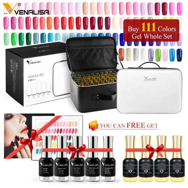 120pcs*12ml Venalisa Gel Polish Set Vernish Color - Image 3