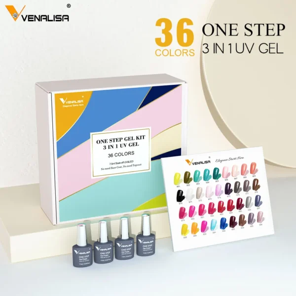 7.5ml VENALISA Gel Nail Polish Set VIP4 Hema Free NailManicure - Image 4