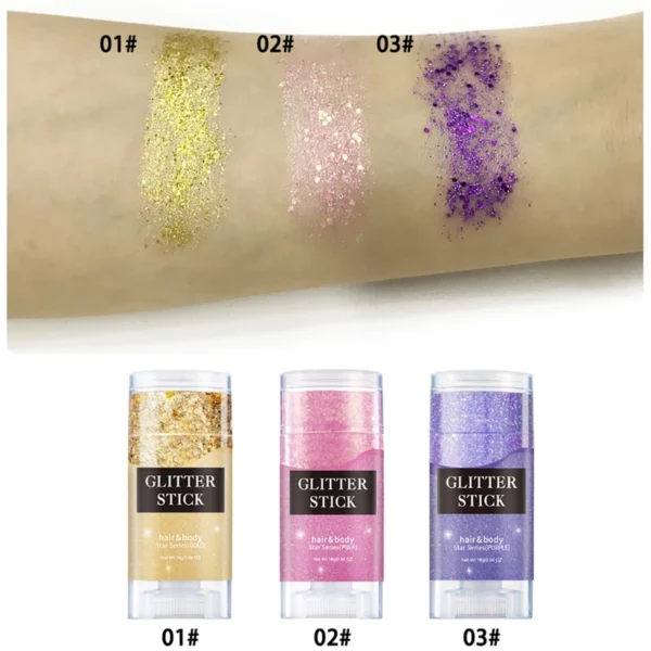 Art Flash Loose Sequins Stickers Cream Makeup Eye Glitter - Image 5