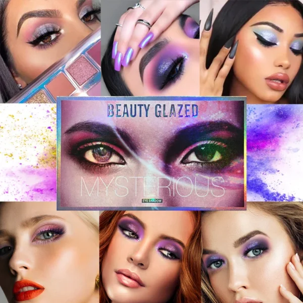 Beauty Glazed 18 Color Glitter Matte Eyeshadow