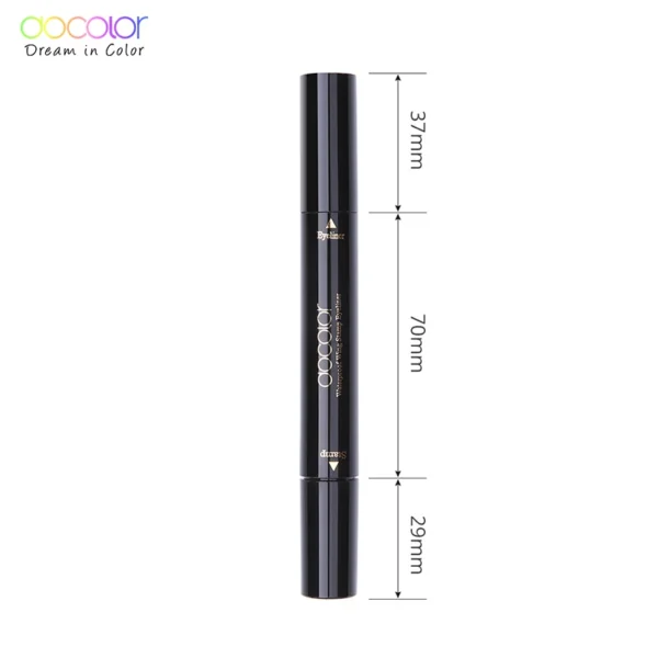 Docolor Black Liquid Eyeliner Stamp Marker Pencil Waterproof - Image 6