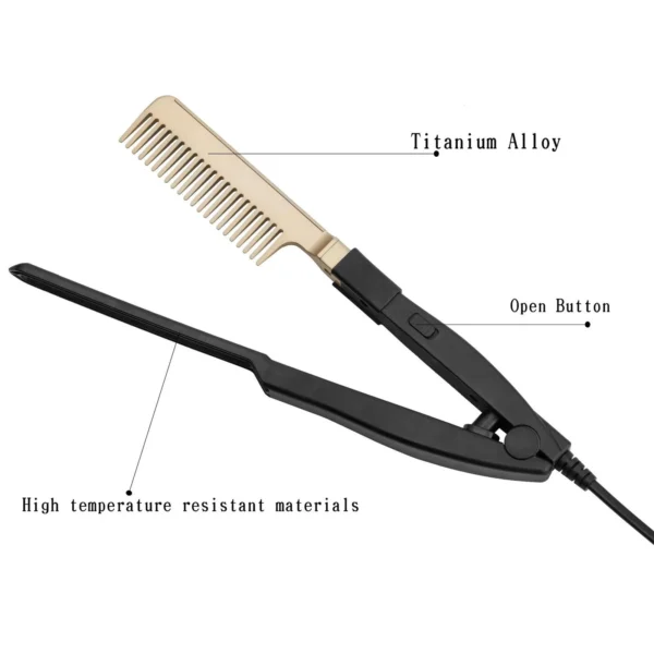 Dry And Wet Multi Functional Curly Hair Straightener - Image 5