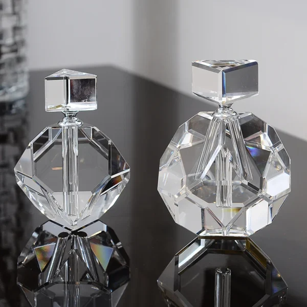 European Luxury Clear Crystal Perfume Bottle - Image 4