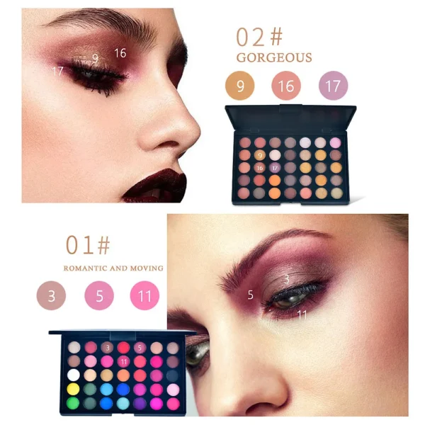 Eyeshadow Palette 35Colors Eyeshadow Shimmer Matte