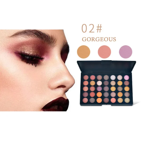 Eyeshadow Palette 35Colors Eyeshadow Shimmer Matte - Image 2