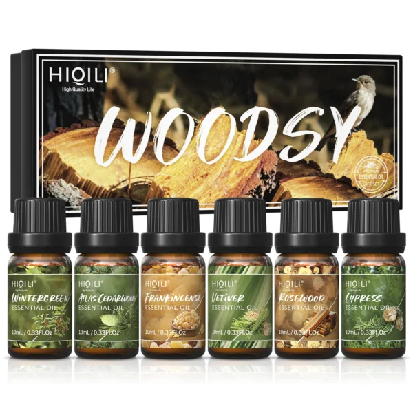 HIQILI Fragrance Oils Set-Woody Theme