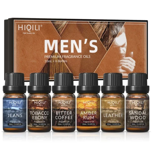 HIQILI Mens Fragrance Oils Set