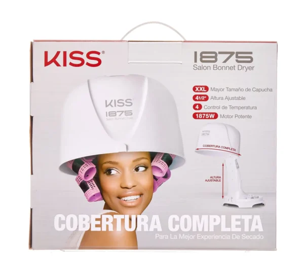 KISS USA Salon Professional Bonnet Ceramic Portable Hair Dryer - Image 5