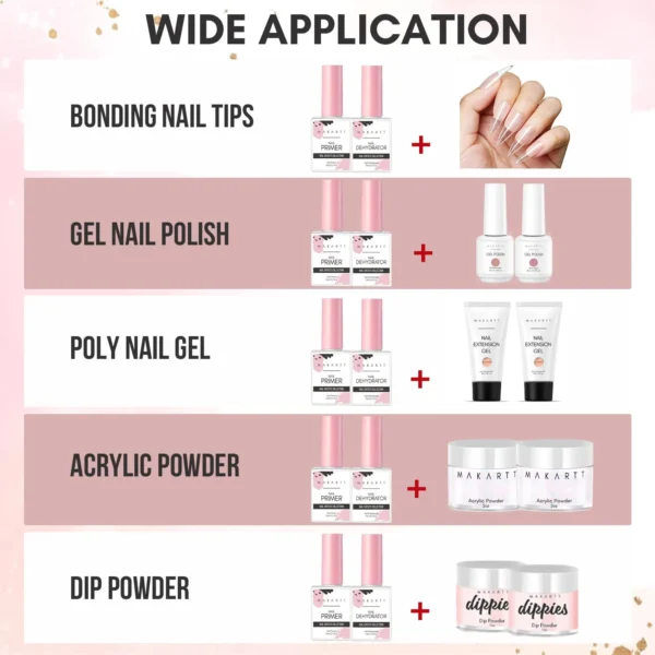 Makartt Nail Dehydrator and Nail Primer Bonder for Nail Prepping - Image 3