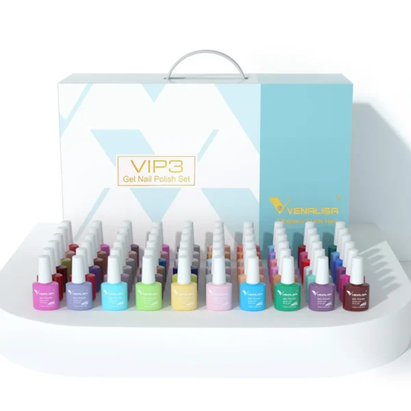 New Fashion Color Venalisa UV LED Nail Gel Polish Kit - Image 4