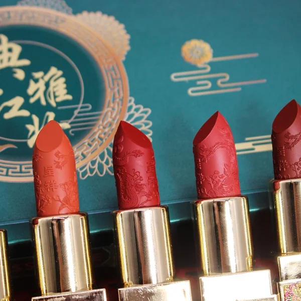 Set of Waterproof Lipstick Classical Lip Stick Matte Velvet - Image 5