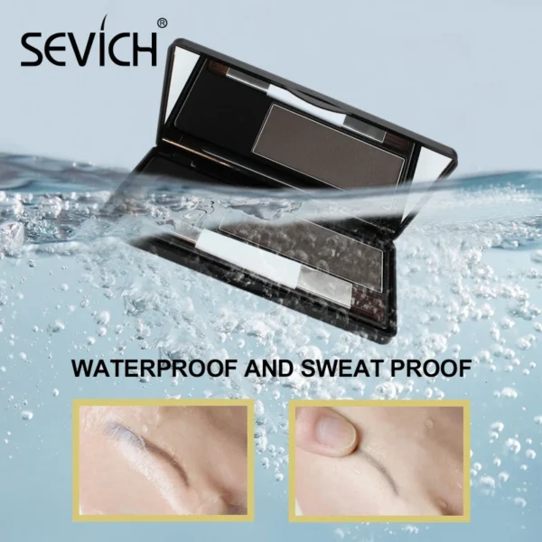 Sevich Unisex 4 Color Hair Root Touch-up Hairline Powder 8g Waterproof - Image 5