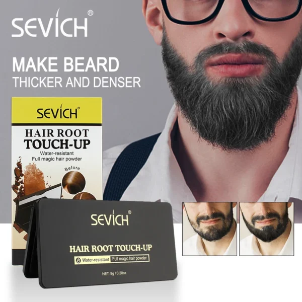 Sevich Unisex 4 Color Hair Root Touch-up Hairline Powder 8g Waterproof