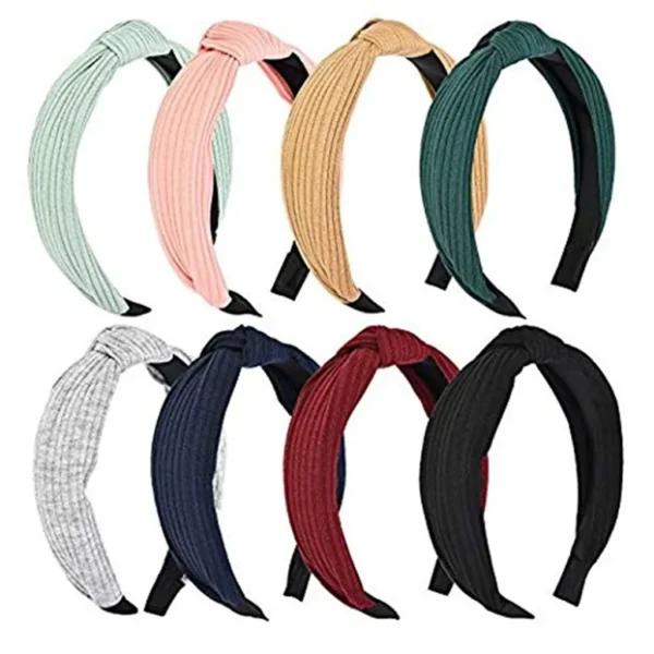 Women's Solid Color Simple Fashion Headband - Image 2